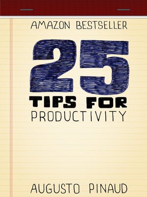 cover image of 25 Tips for Productivity
